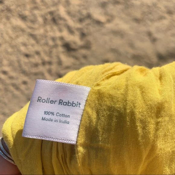 Roller Rabbit Moon Sun Print Yellow Jumpsuit - Picture 11 of 12